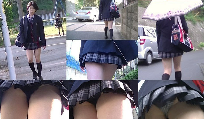 brmn69, 通学中に何度も撮られるJKちゃん vol.1