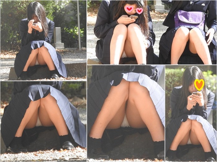 屋外 パンチラ 盗撮 tousatukun 驚愕！！乃木坂系の美少女発見！！（ＦＨＤ）純白パンチラのＫちゃん！！大変です！！パンツが見えてますよ特別編２５