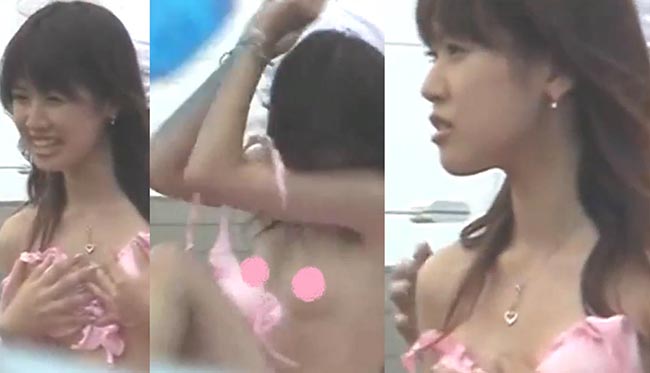 （PC/携帯対応）超ラッキースケベでS級美女の乳首モロ見え！！